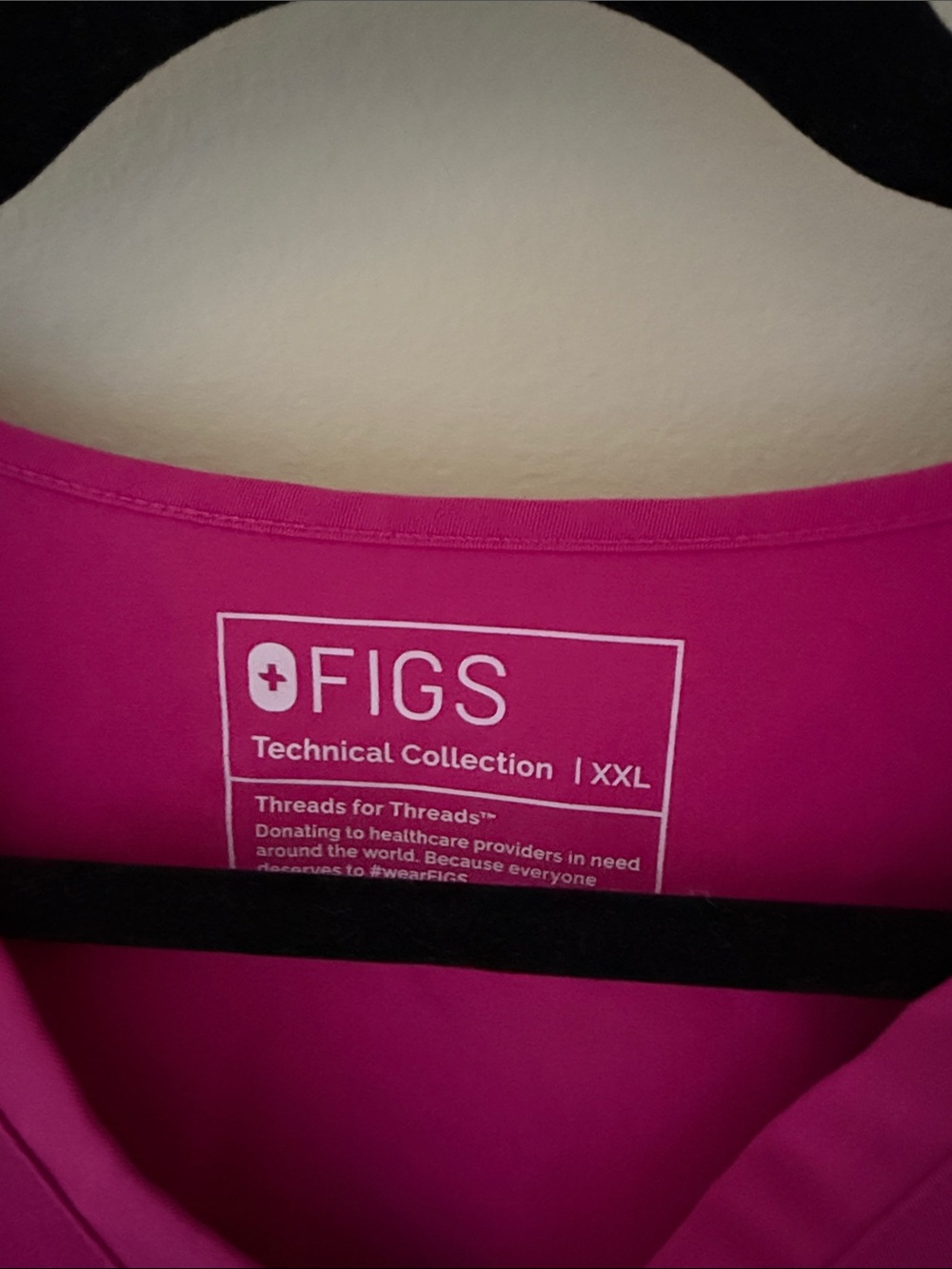 Figs Scrubs Catarina XXL Top Zamora Jogger Pants XXL TALL Raspberry Sorbet Pink - Picture 2 of 5